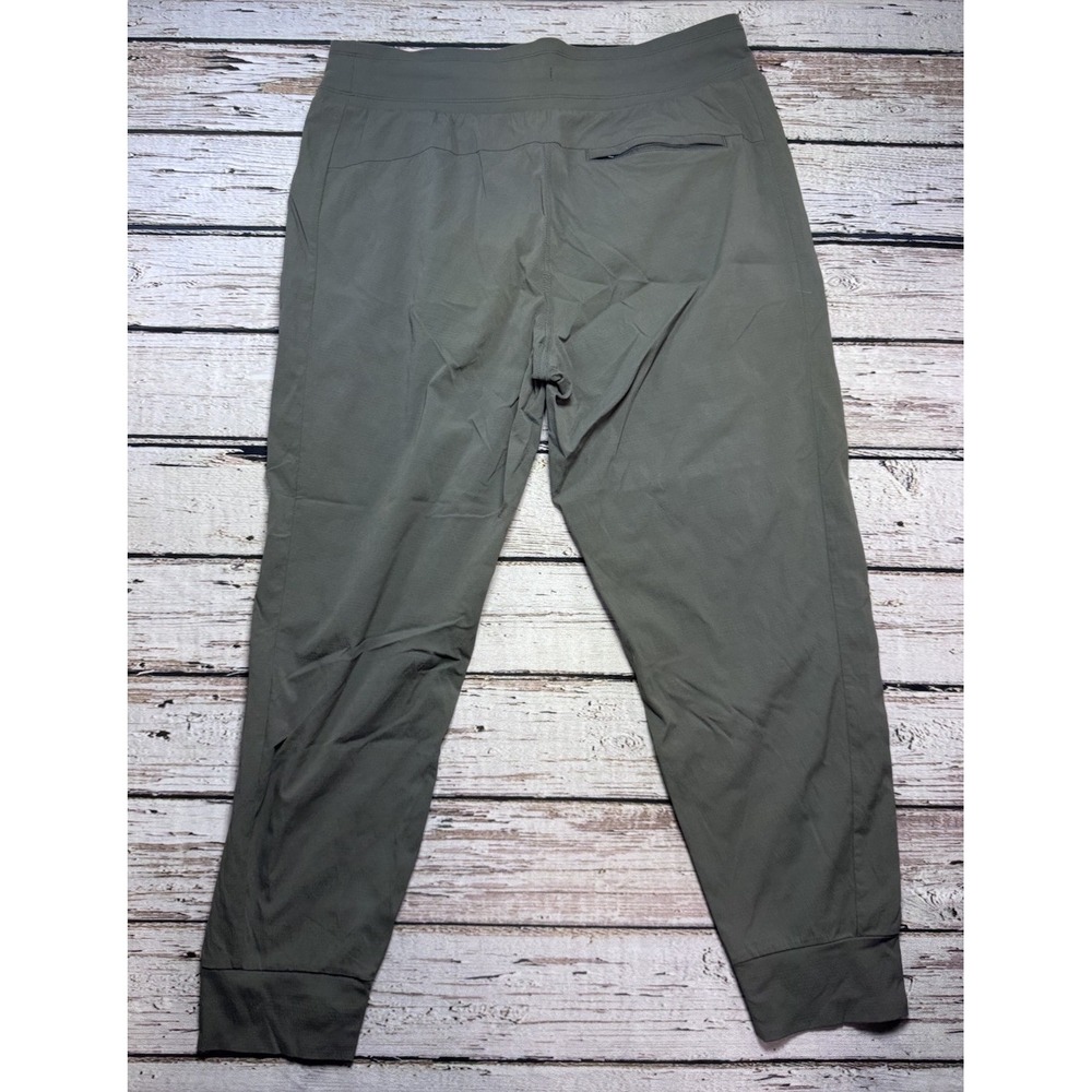 Athleta Trekkie North Jogger Pants Nylon Women's 16 Green Stretch Casual Tapered - Picture 6 of 6